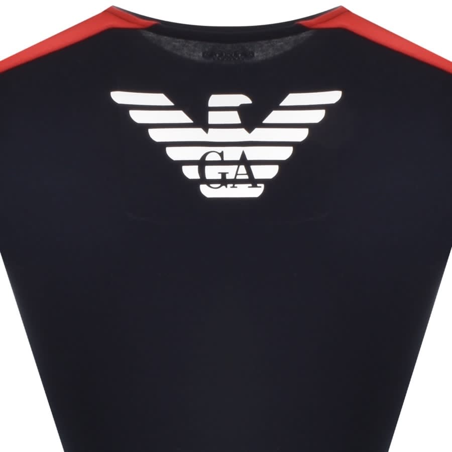 Alternative Image for ProductEmporio Armani Lounge Crew Neck T Shirt Navy3