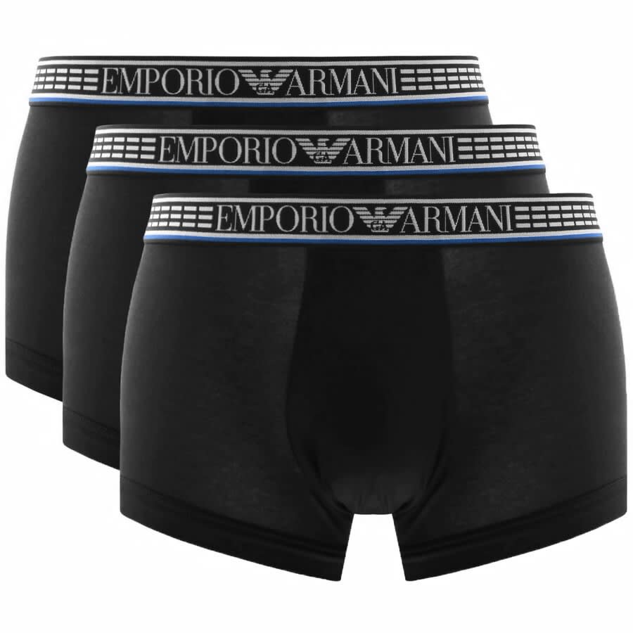 Alternative Image for ProductEmporio Armani Underwear 3 Pack Boxer Trunks Black1