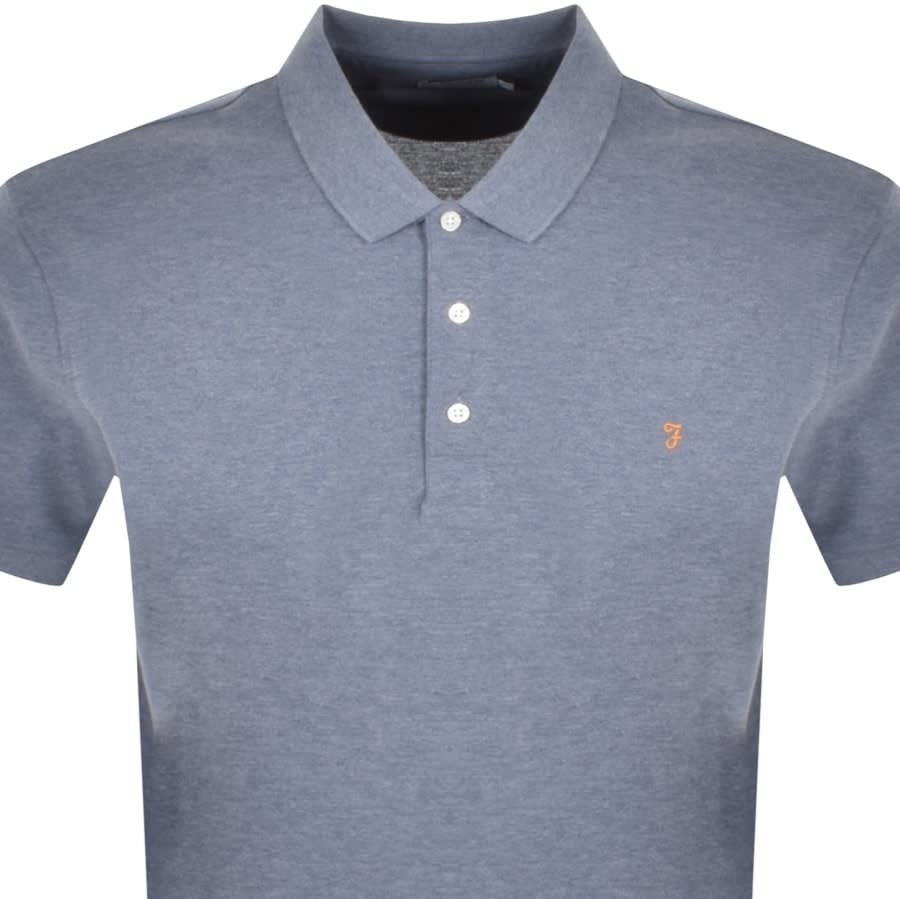 Alternative Image for ProductFarah Vintage Blanes Polo T Shirt Blue2