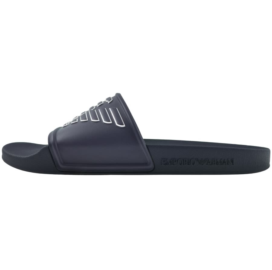 Alternative Image for ProductEmporio Armani Logo Sliders Navy2
