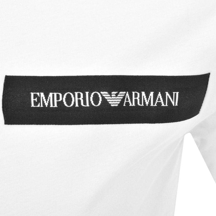 Alternative Image for ProductEmporio Armani Crew Neck Logo T Shirt White3