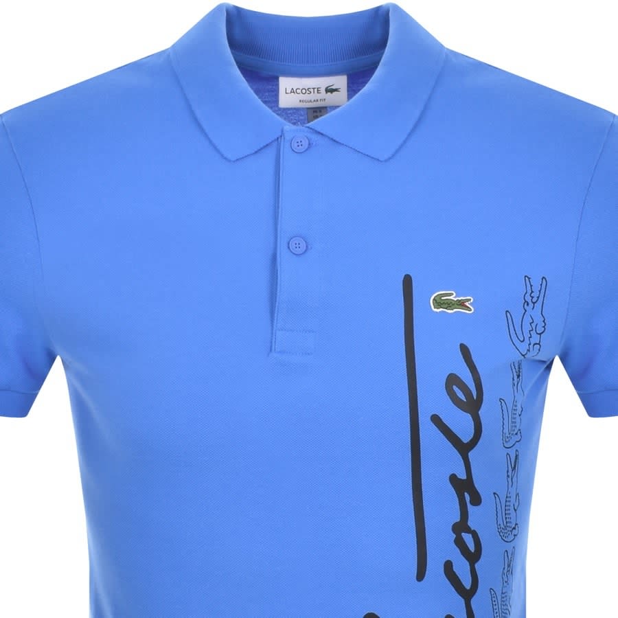 Alternative Image for ProductLacoste Short Sleeved Polo T Shirt Blue2
