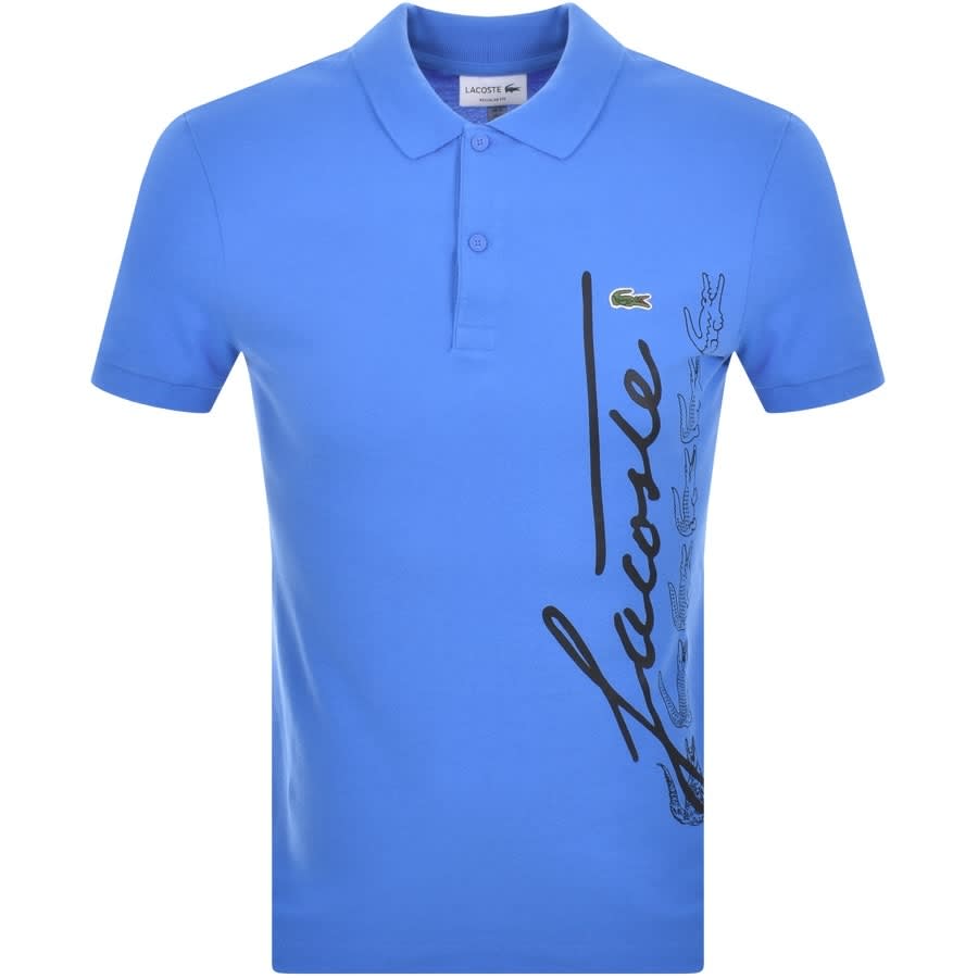 Alternative Image for ProductLacoste Short Sleeved Polo T Shirt Blue1
