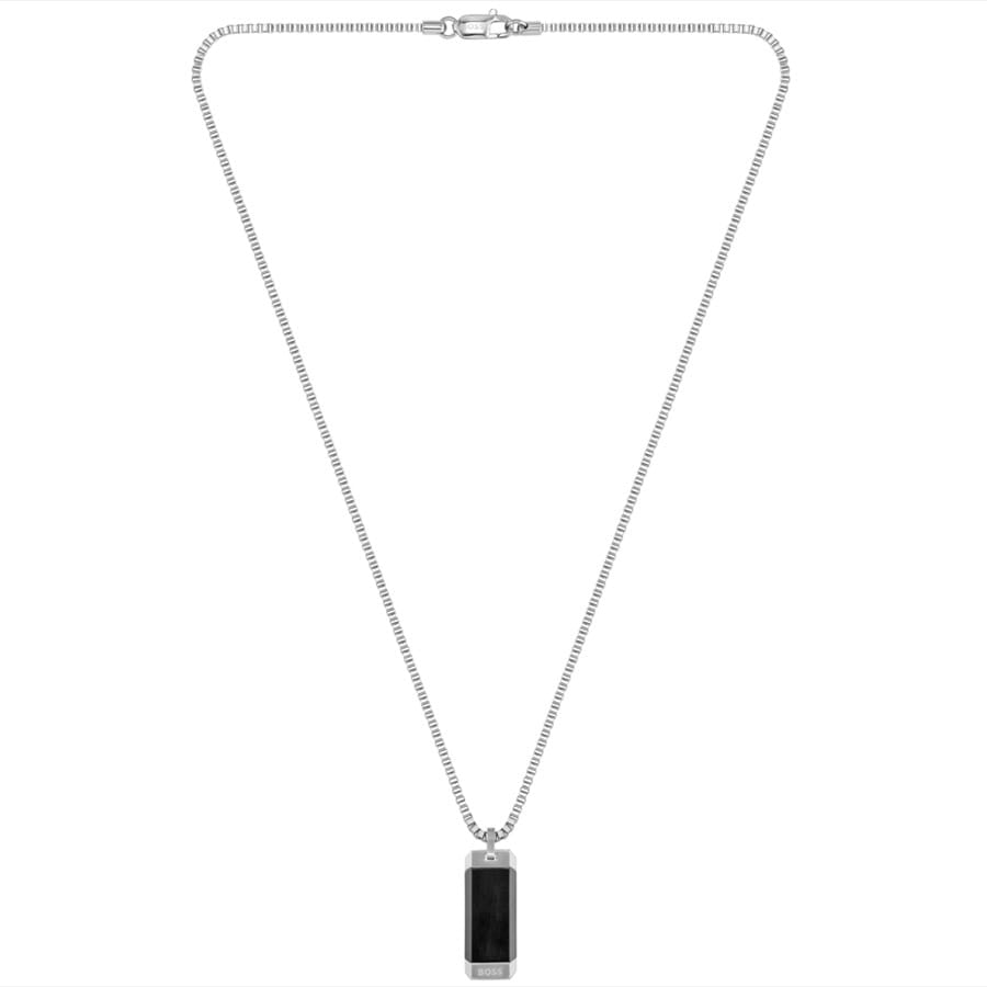 Alternative Image for ProductBOSS Pendant Necklace Silver1