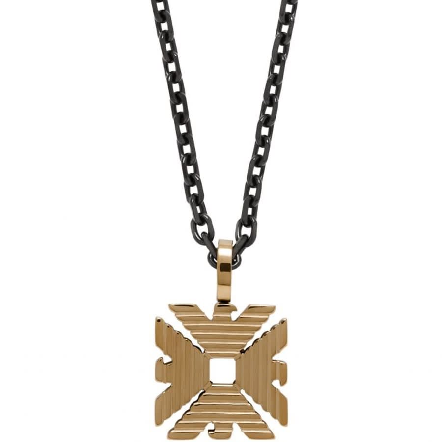 Alternative Image for ProductEmporio Armani Chain Necklace Black2