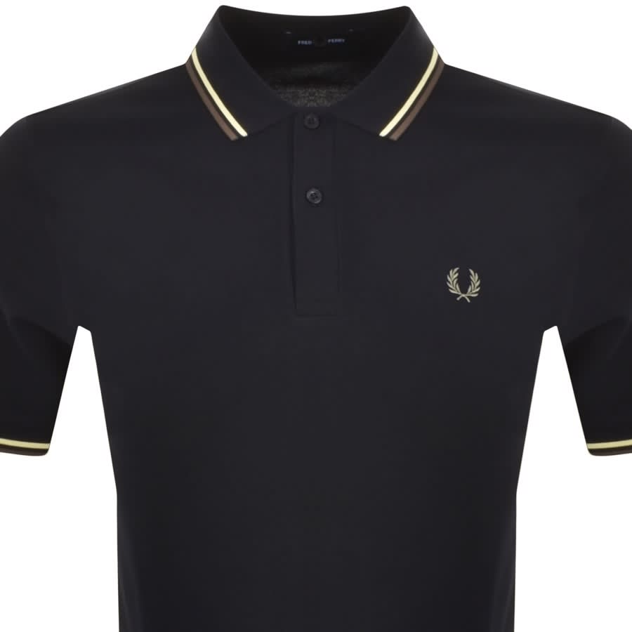 Alternative Image for ProductFred Perry Twin Tipped Polo T Shirt Navy2