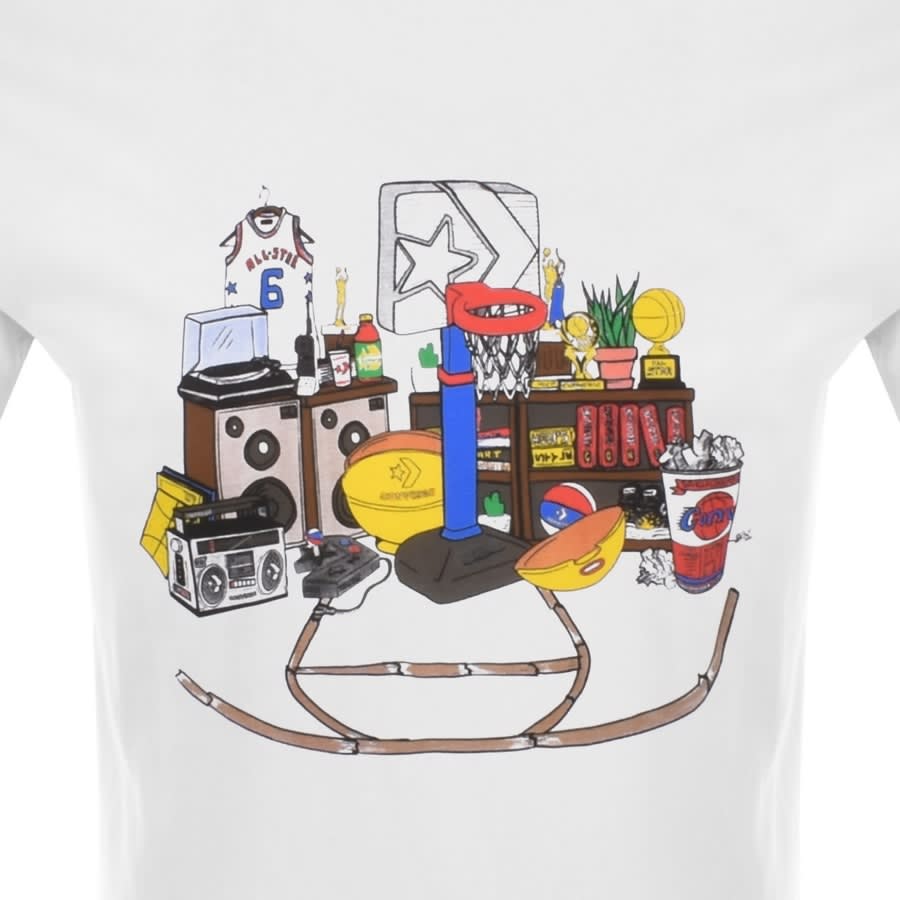 Alternative Image for ProductConverse Chuck 90s Kids Logo T Shirt White3