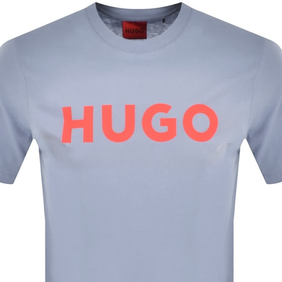 Alternative Image for ProductHUGO Dulivio Crew Neck T Shirt Blue2