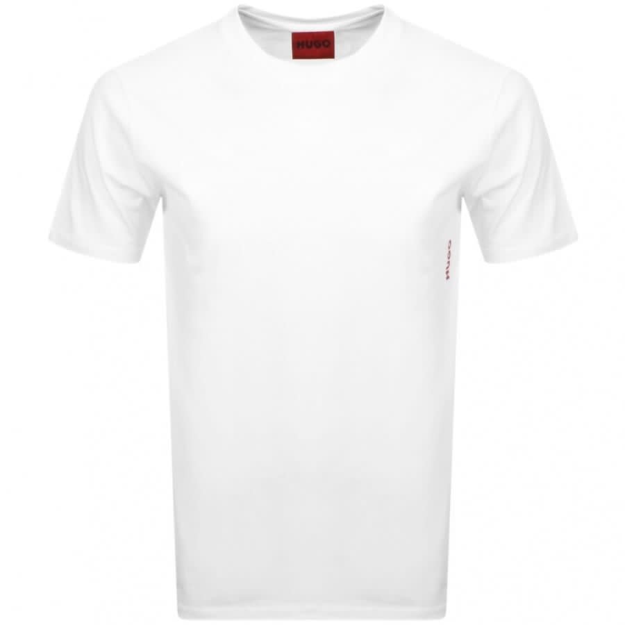 Alternative Image for ProductHUGO Double Pack Crew Neck T Shirt Khaki3