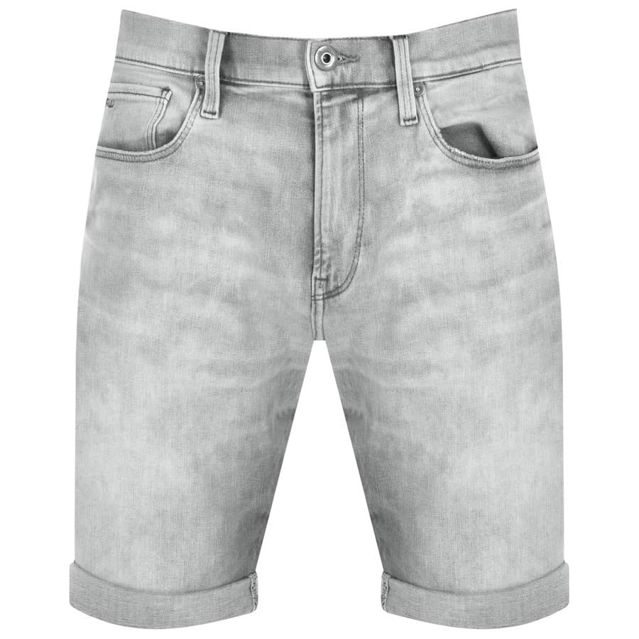 G Star Raw 3301 Denim Light Wash Shorts 