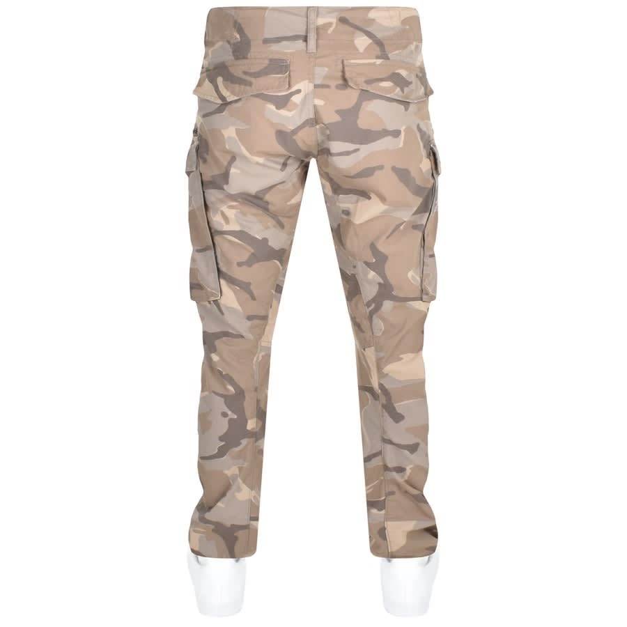 Alternative Image for ProductG Star Raw Rovic 3D Tapered Trousers Beige2