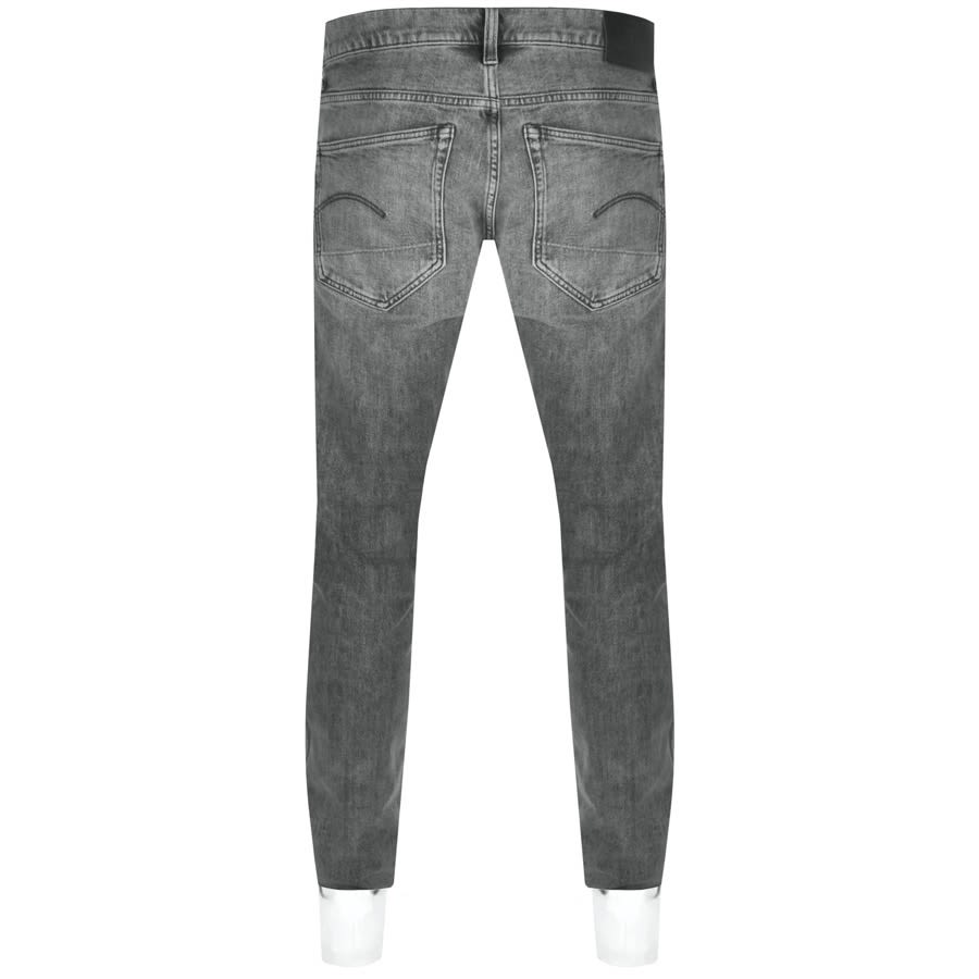 Alternative Image for ProductG Star Raw 3301 Light Wash Slim Fit Jeans Grey2