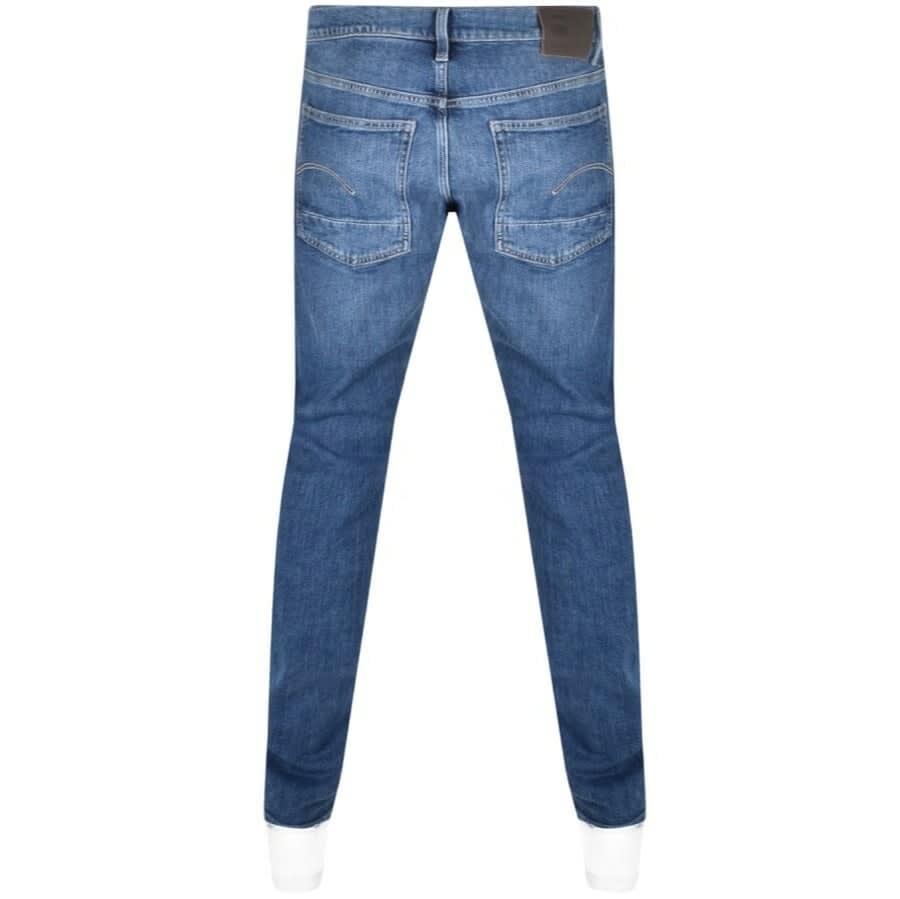 Alternative Image for ProductG Star Raw 3301 Slim Jeans Mid Wash Blue2