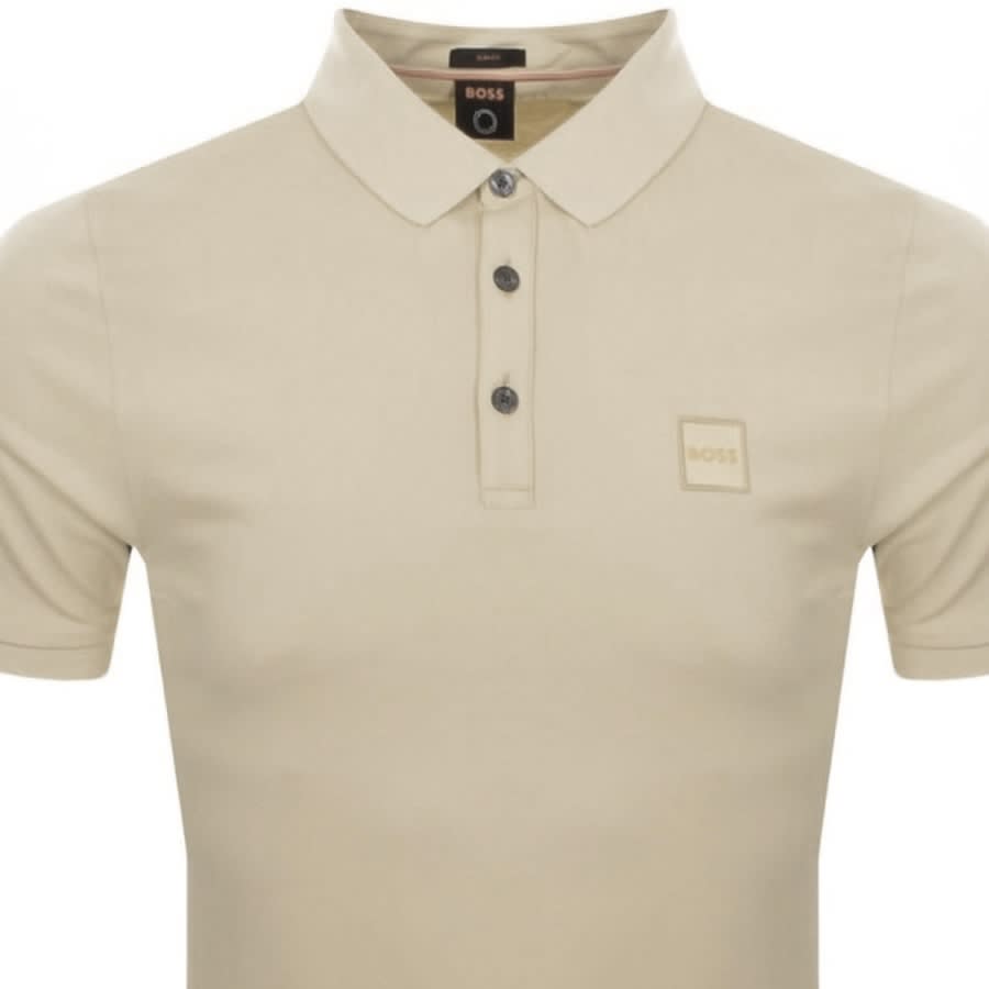 Alternative Image for ProductBOSS Passenger Polo T Shirt Beige2