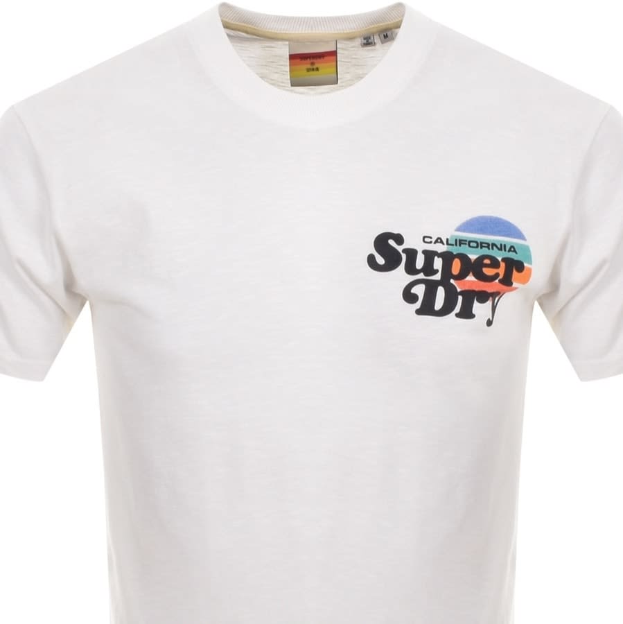 Alternative Image for ProductSuperdry Vintage Calistrip Logo T Shirt White2