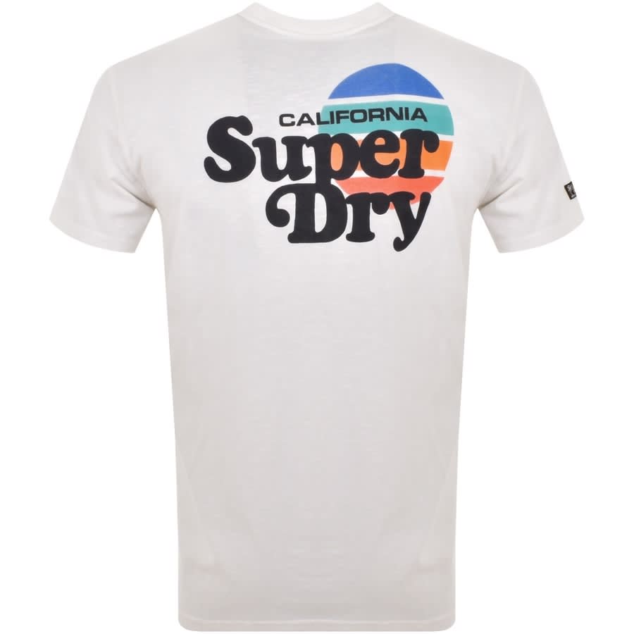 Alternative Image for ProductSuperdry Vintage Calistrip Logo T Shirt White3