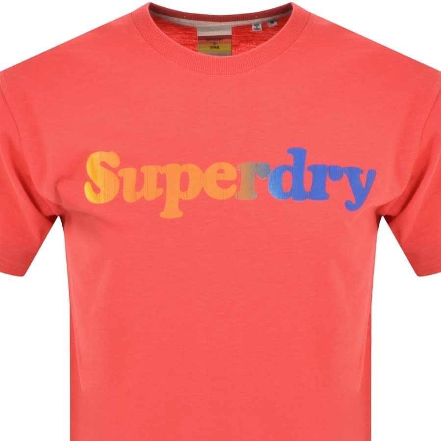 Alternative Image for ProductSuperdry Vintage Calistrip Logo T Shirt Pink2