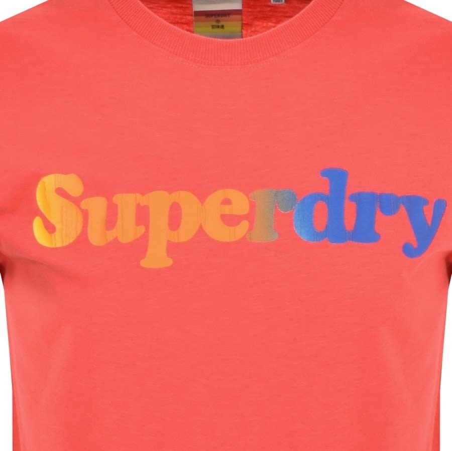Alternative Image for ProductSuperdry Vintage Calistrip Logo T Shirt Pink3