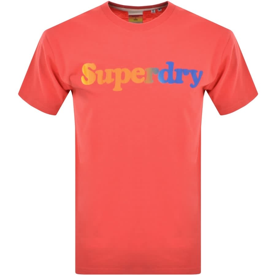 Alternative Image for ProductSuperdry Vintage Calistrip Logo T Shirt Pink1