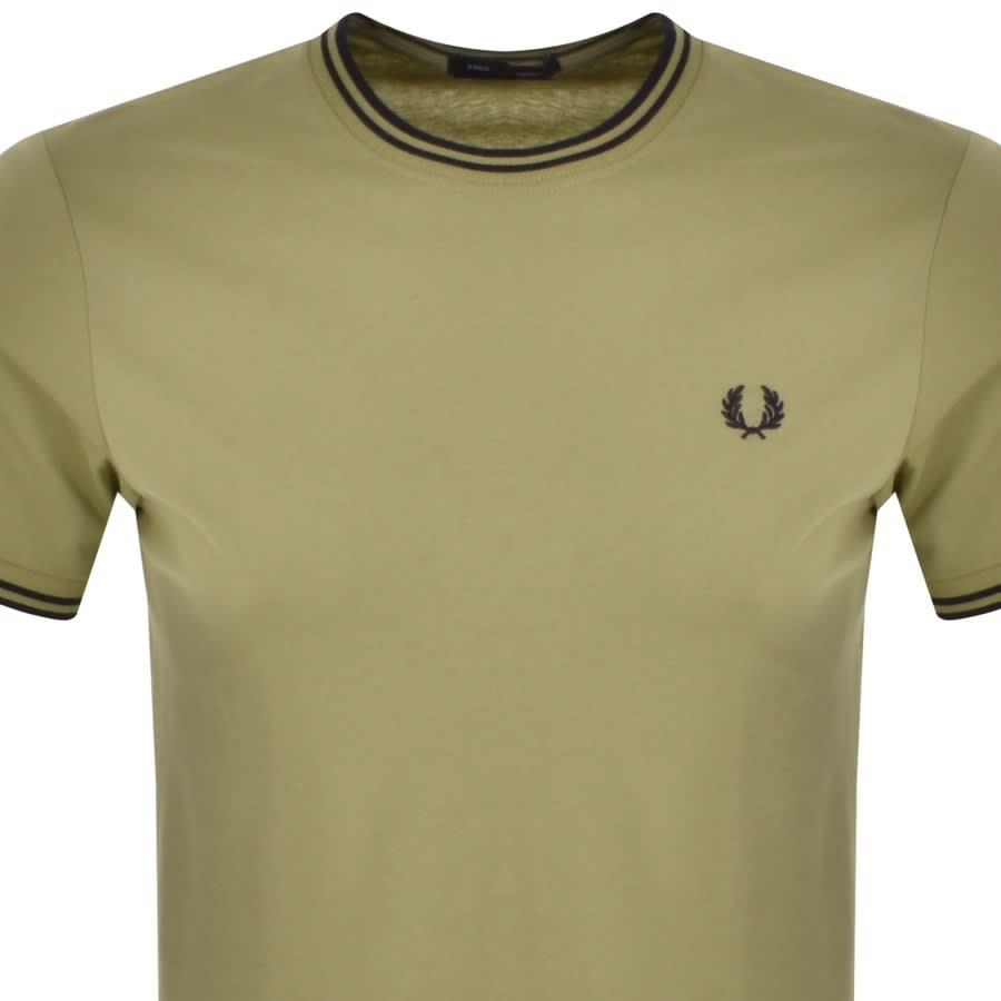 Alternative Image for ProductFred Perry Twin Tipped T Shirt Khaki2