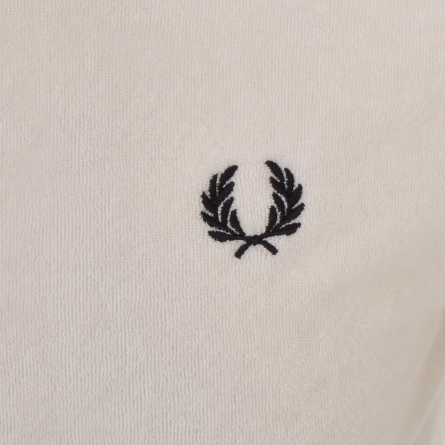 Alternative Image for ProductFred Perry Towelling Polo T Shirt Cream3