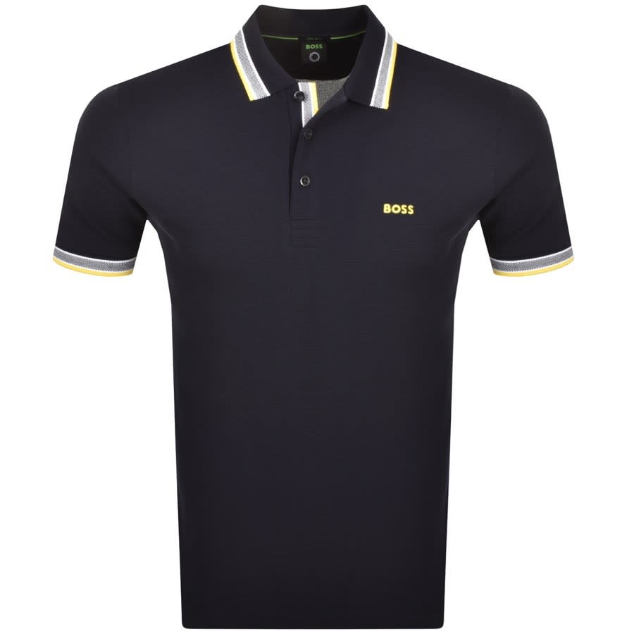 BOSS Paddy Polo T Shirt Navy | Mainline Menswear