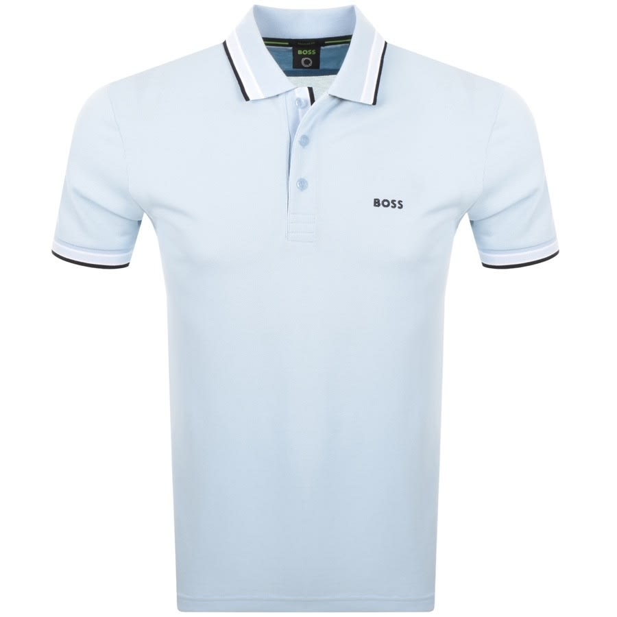 boss paddy polo shirt blue