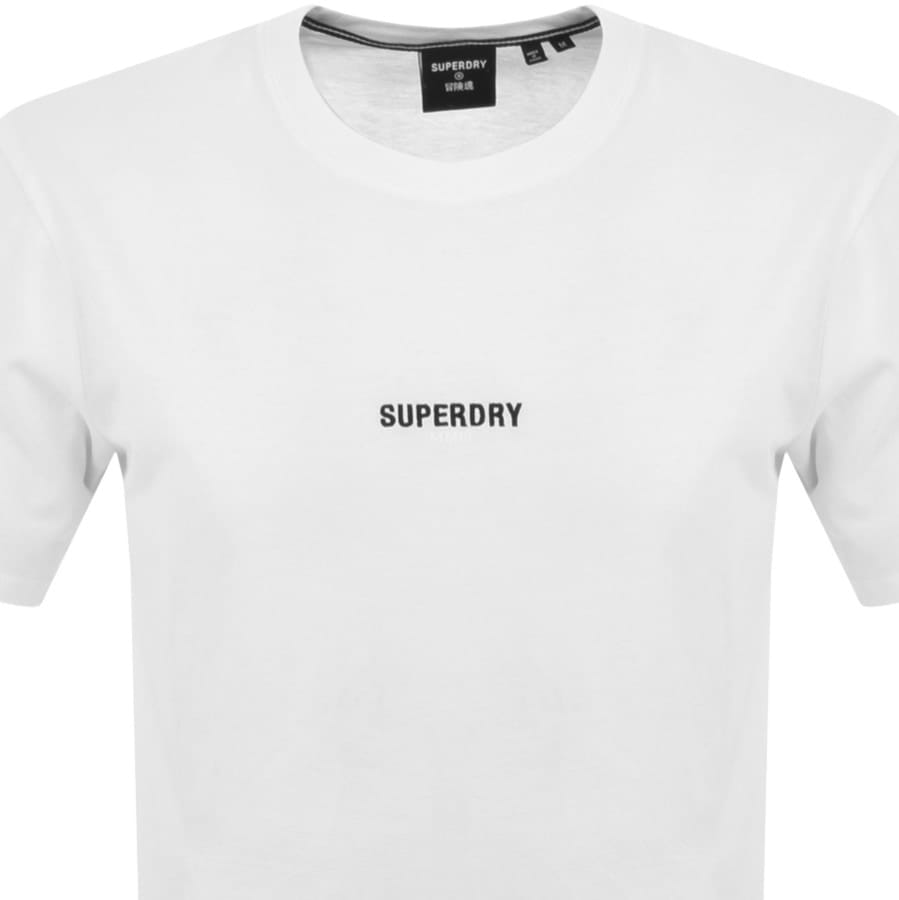 Alternative Image for ProductSuperdry Code Micro Logo T Shirt White2