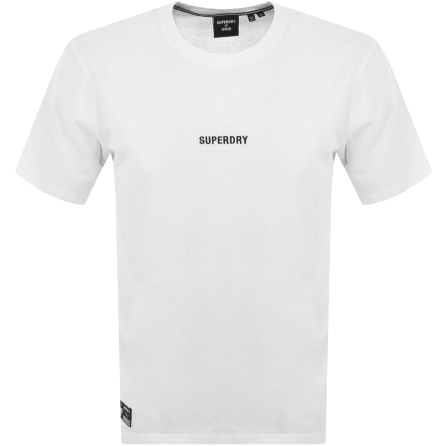 Alternative Image for ProductSuperdry Code Micro Logo T Shirt White1