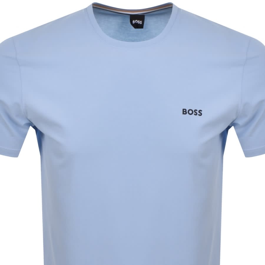 Alternative Image for ProductBOSS Crew Neck Logo T Shirt Blue2