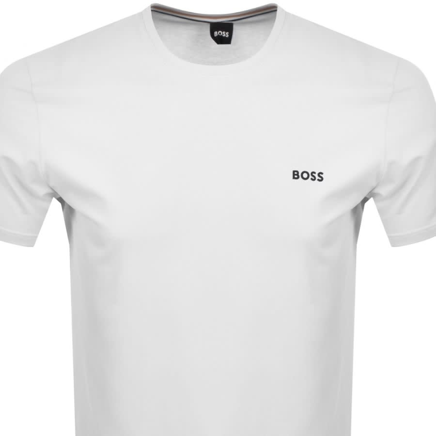 Alternative Image for ProductBOSS Crew Neck Logo T Shirt White2