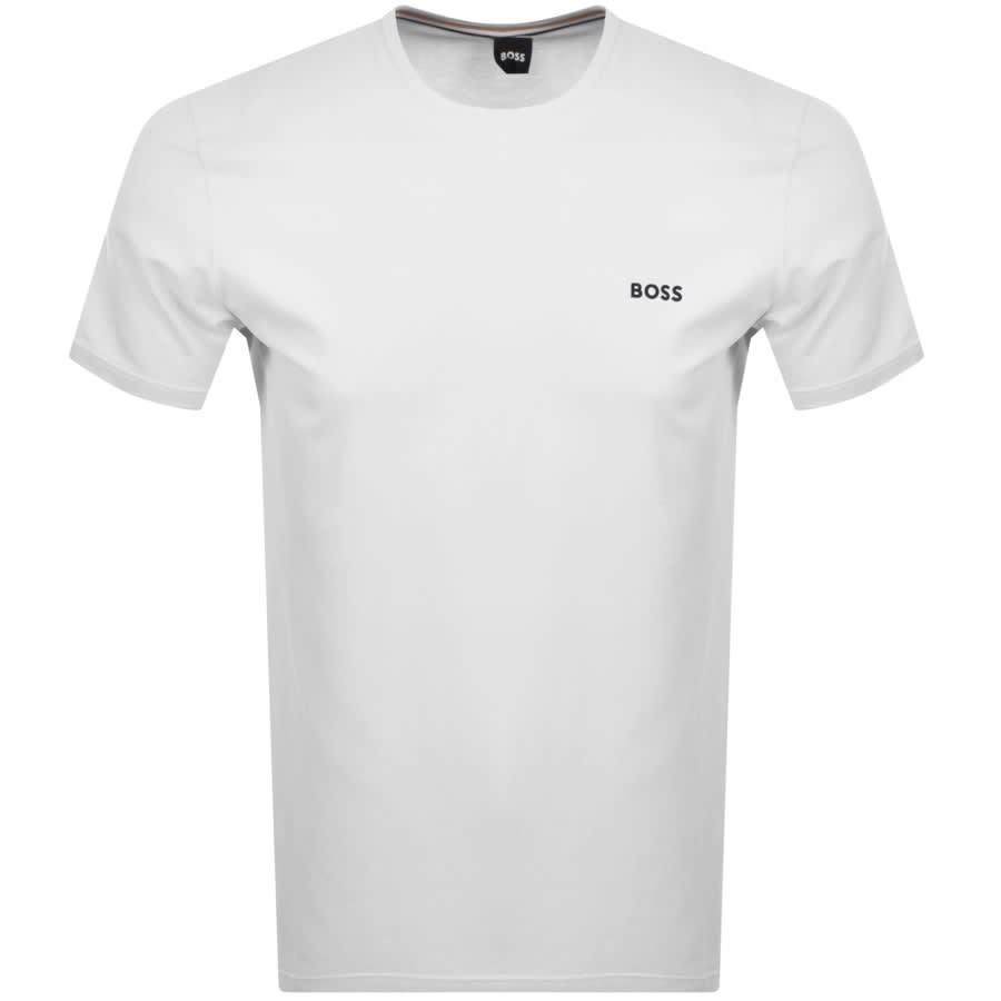Alternative Image for ProductBOSS Crew Neck Logo T Shirt White1