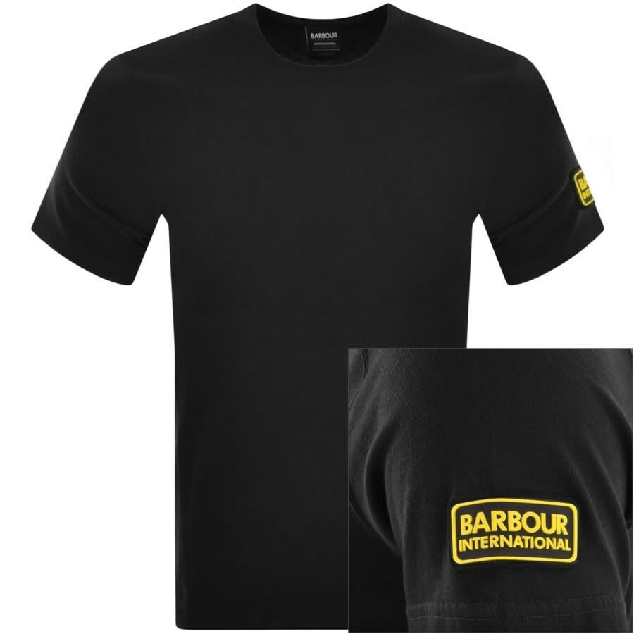 Alternative Image for ProductBarbour International Devise T Shirt Black1