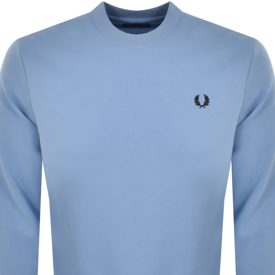 Alternative Image for ProductFred Perry Crew Neck Sweatshirt Blue2