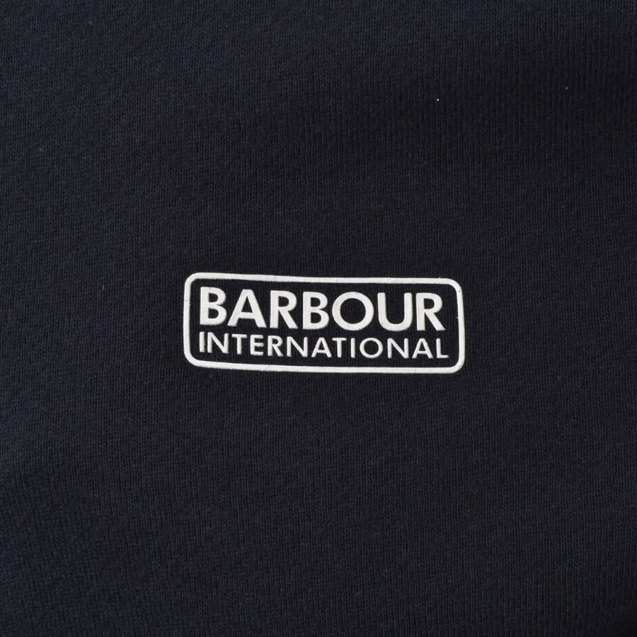 Alternative Image for ProductBarbour International Half Zip Sweatshirt Navy3