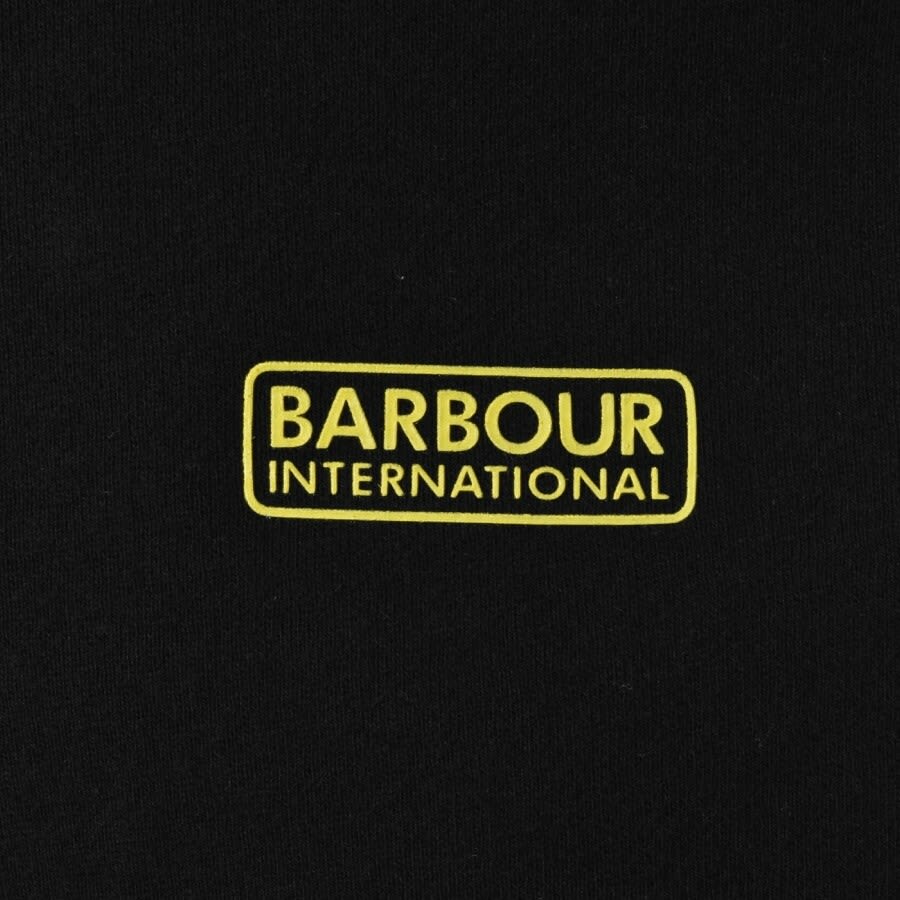 Alternative Image for ProductBarbour International Half Zip Sweatshirt Black3