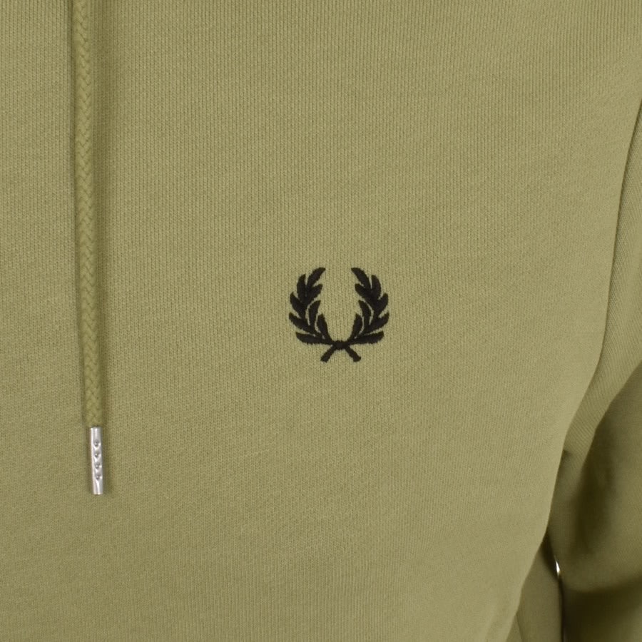 Alternative Image for ProductFred Perry Tipped Logo Hoodie Green3