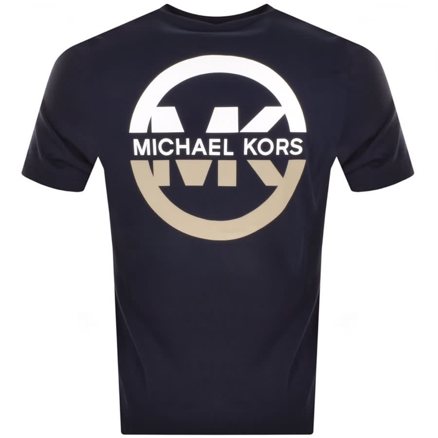 Alternative Image for ProductMichael Kors Short Sleeve Victory Logo T Shirt Nav3