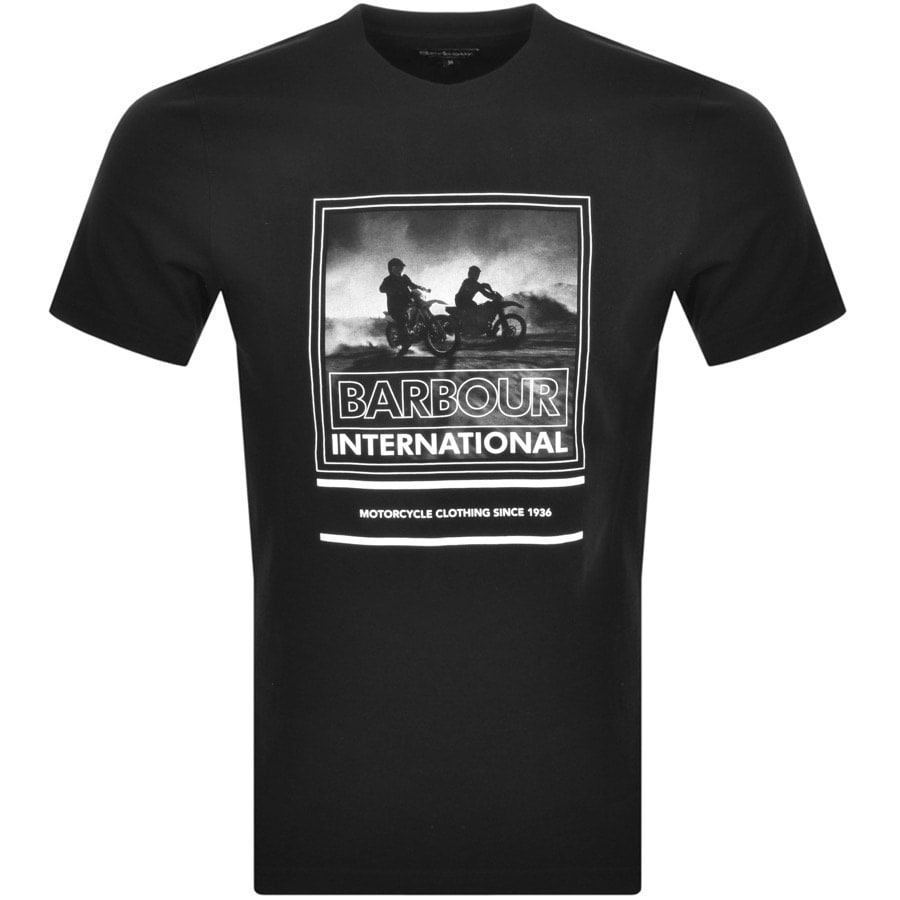 Alternative Image for ProductBarbour International Dispatch Logo T Shirt Black1