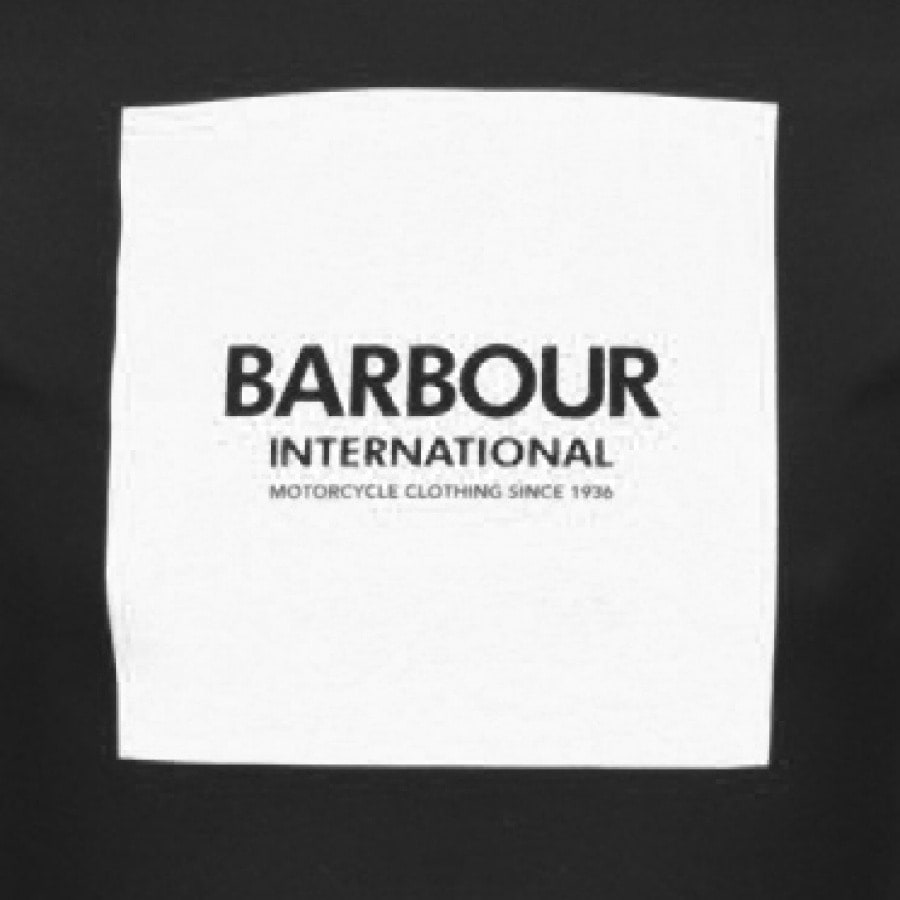 Alternative Image for ProductBarbour International Block Logo T Shirt Black3