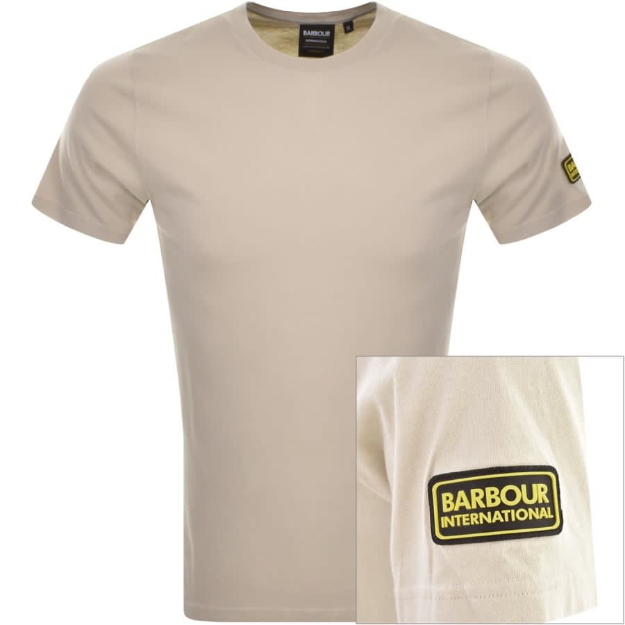 Alternative Image for ProductBarbour International Devise T Shirt Beige1