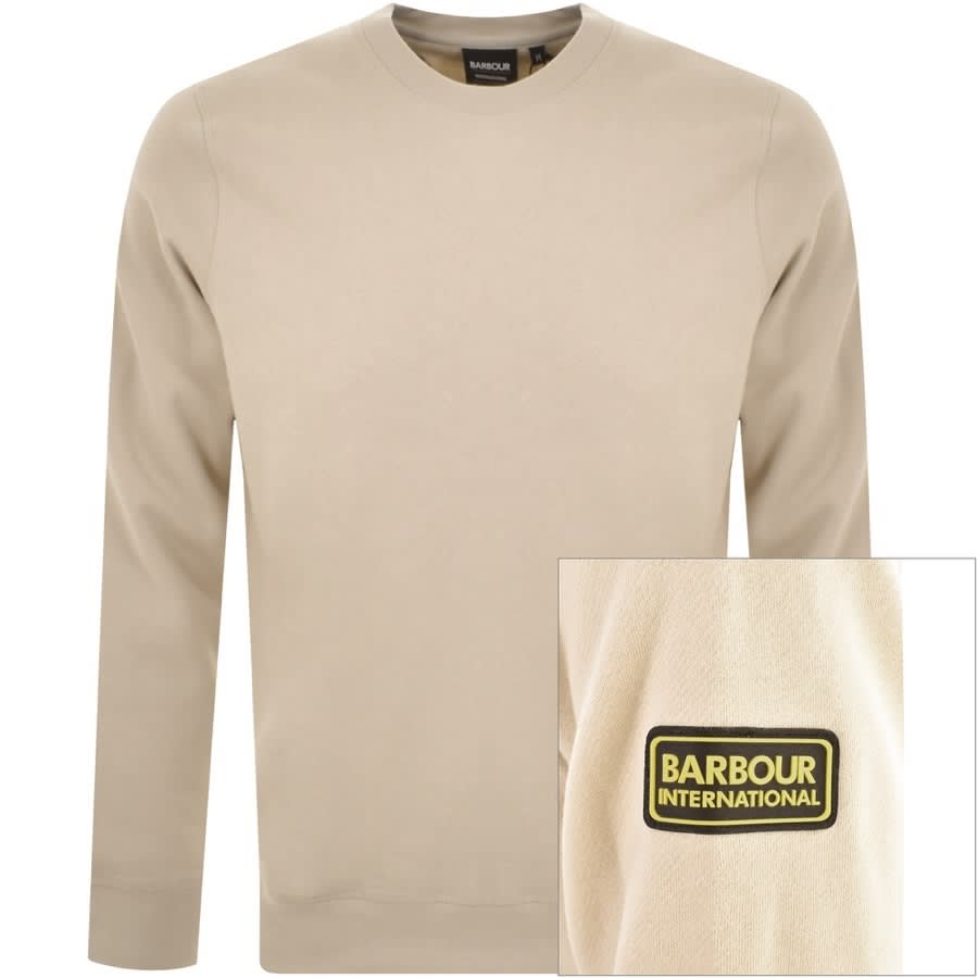 Alternative Image for ProductBarbour International Legacy Sweatshirt Beige1