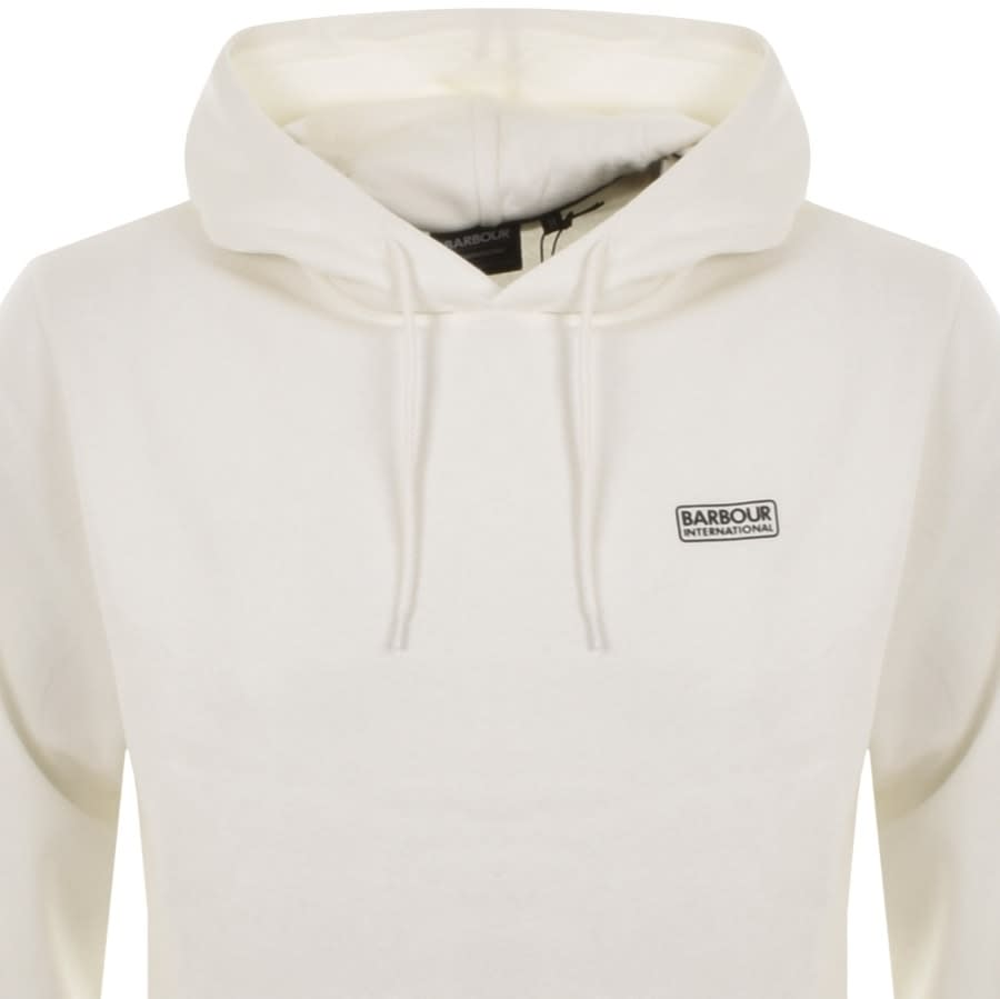 Alternative Image for ProductBarbour International Logo Hoodie Cream2