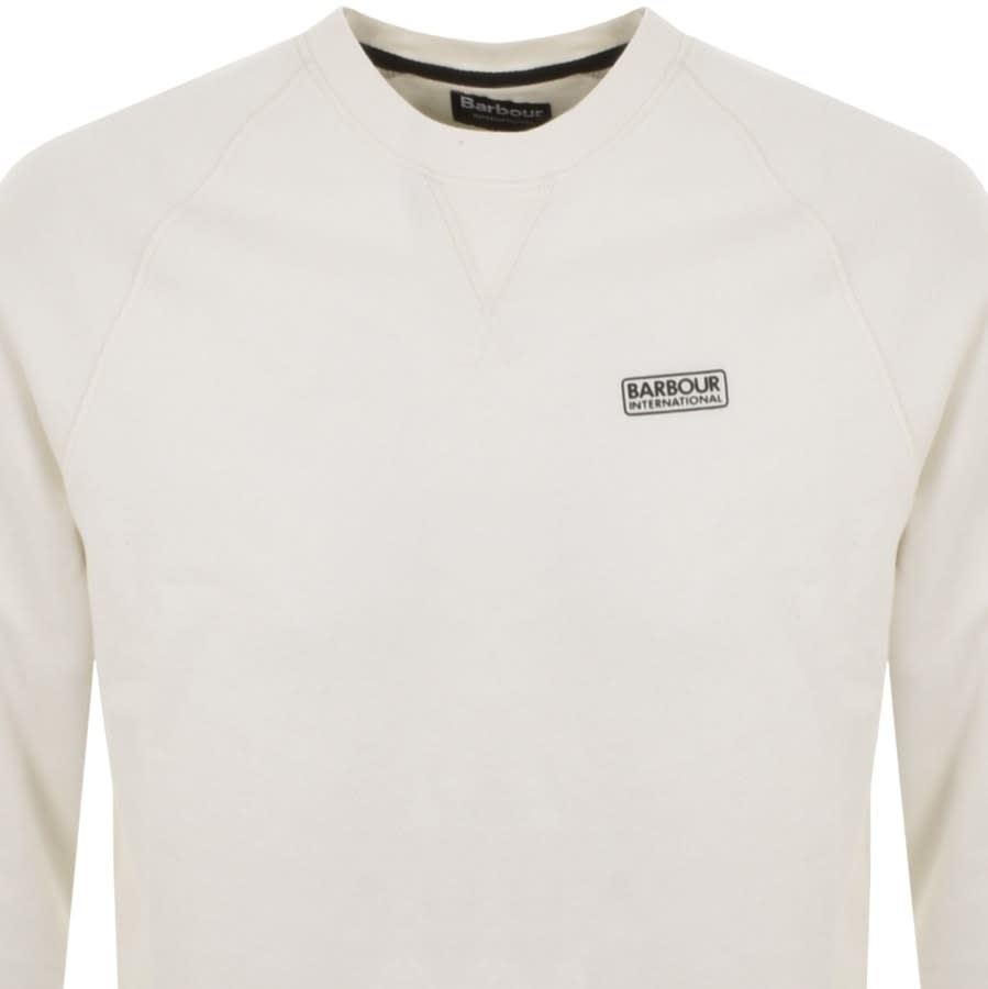 Alternative Image for ProductBarbour International Crew Neck Sweatshirt Cream2