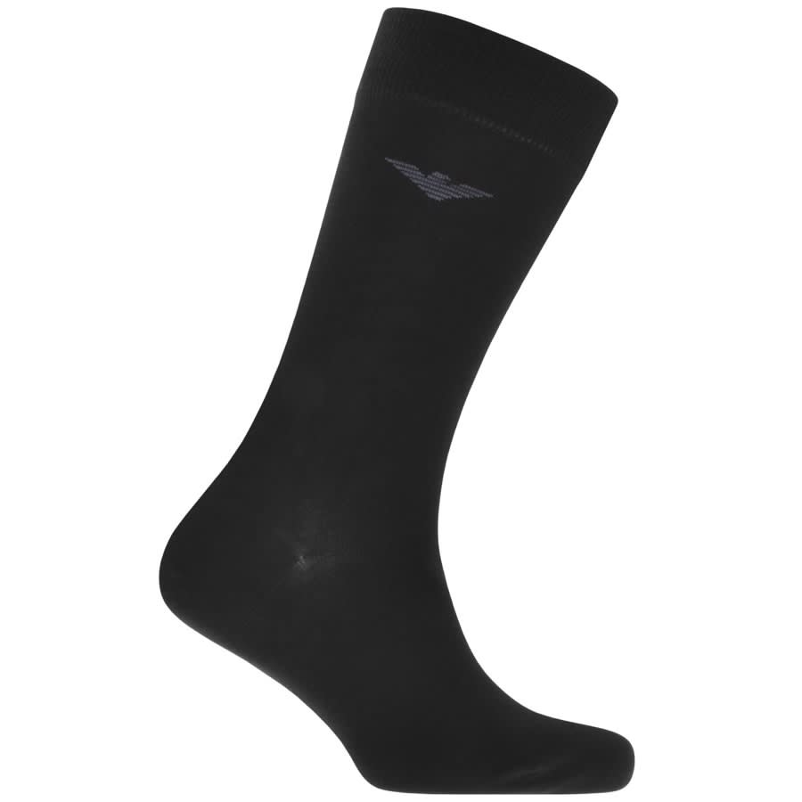 Alternative Image for ProductEmporio Armani 3 Pack Socks Black2