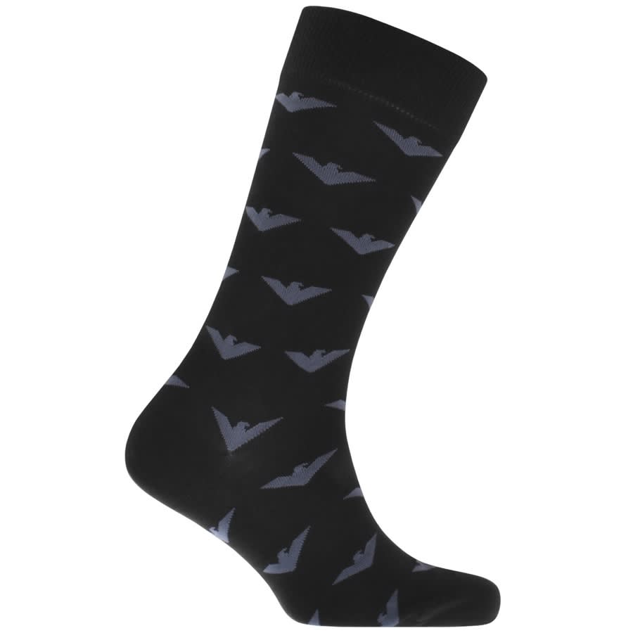 Alternative Image for ProductEmporio Armani 3 Pack Socks Black3
