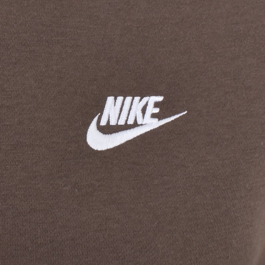 Alternative Image for ProductNike Crew Neck Club Sweatshirt Brown3