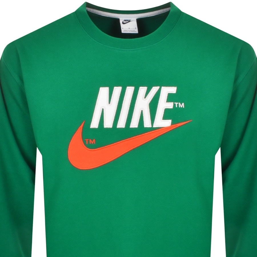 Alternative Image for ProductNike Crew Neck Logo Sweatshirt Green2