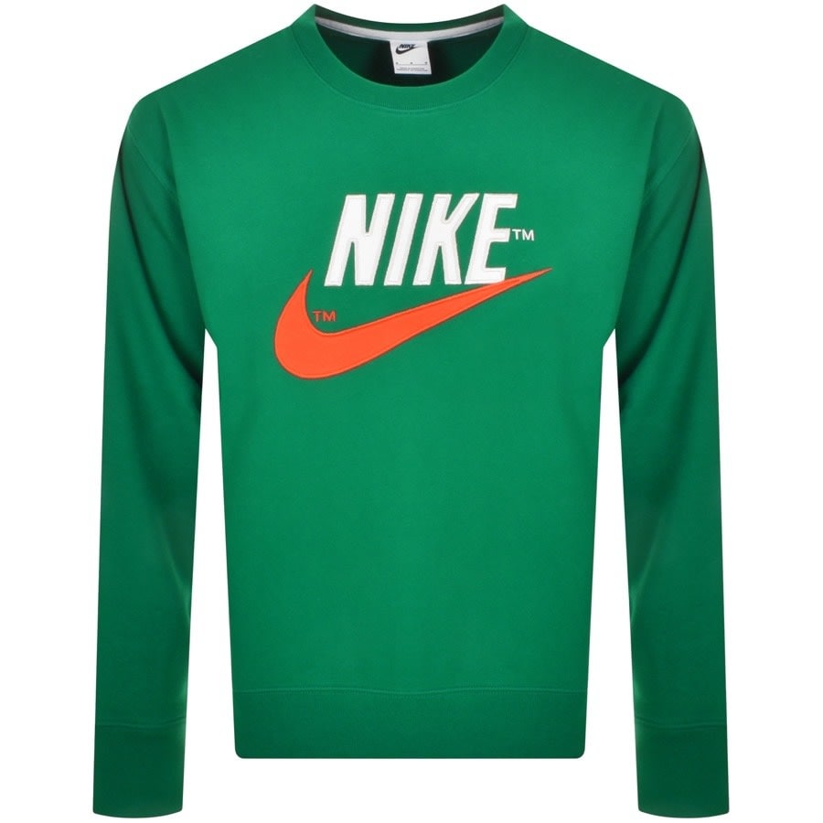 Alternative Image for ProductNike Crew Neck Logo Sweatshirt Green1