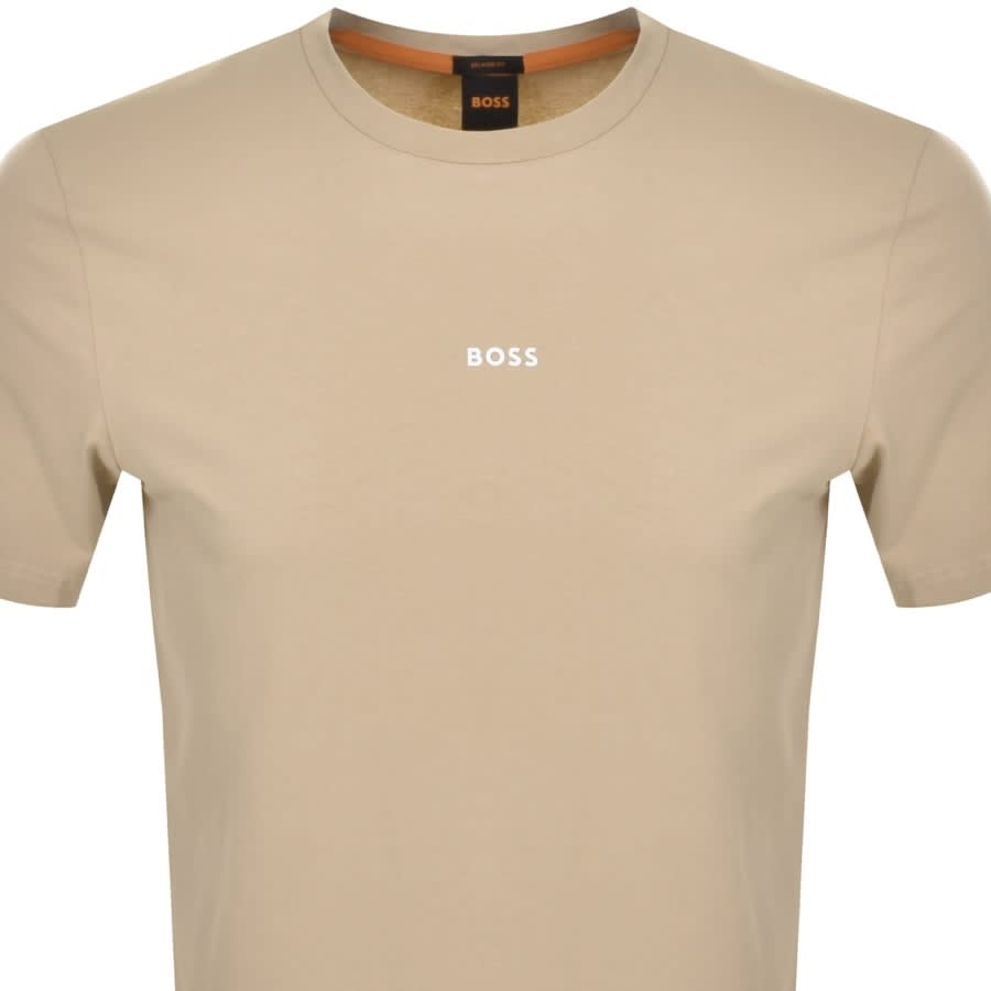 Alternative Image for ProductBOSS TChup Logo T Shirt Beige2
